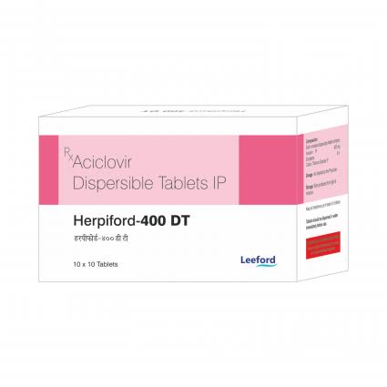 Herpiford 400mg DT Tablet (10 Tablets)