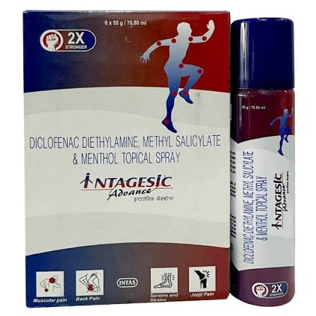 Intagesic Advance Pain Relief Spray (55gm)